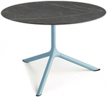 Столик ламинированный кофейный Scab Design Tripe Maxi, голубой, черный мрамор Сахара