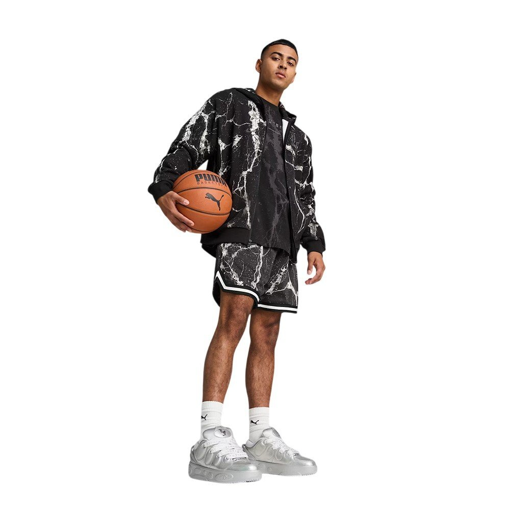 Шорты Puma Hoops x LaFrance Written in Chrome Basketball Shorts Black