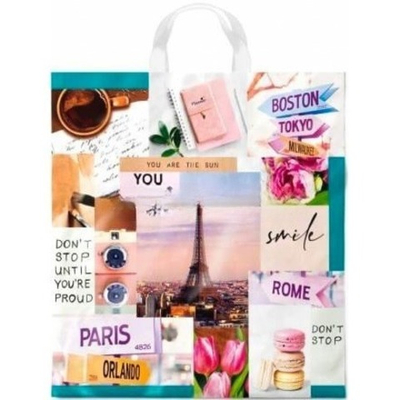 Пакет с петлевой ручкой ПНД 38х42 (40 мкм) "Интервью" (25/500 шт.) Интерпак