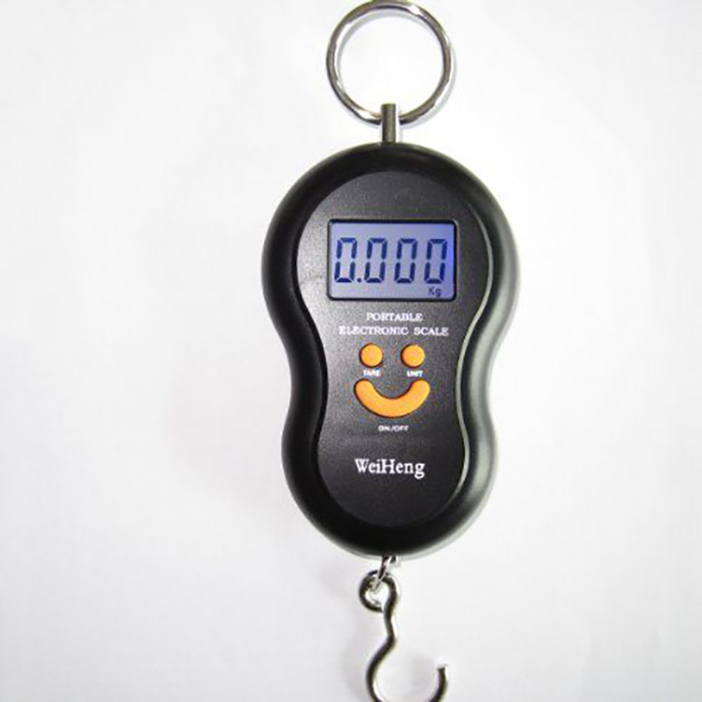 Весы ручные безмен электр. 10-40кг WH-A 802 желтые