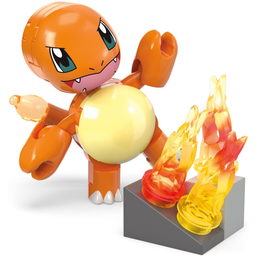 MEGA Pokemon - Огненная атака Чармандера Набор строительных блоков 81 шт. HTH86 / артикул   HDL75 HTH86  / GTIN 194735190935