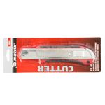 Нож строительный, 25 мм, выдвижное лезвие, усилен.металл.направляющая, металл.обрезиненная рукоятка, Matrix, 78959---