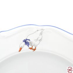 Блюдо круглое 32 см Repast Гуси