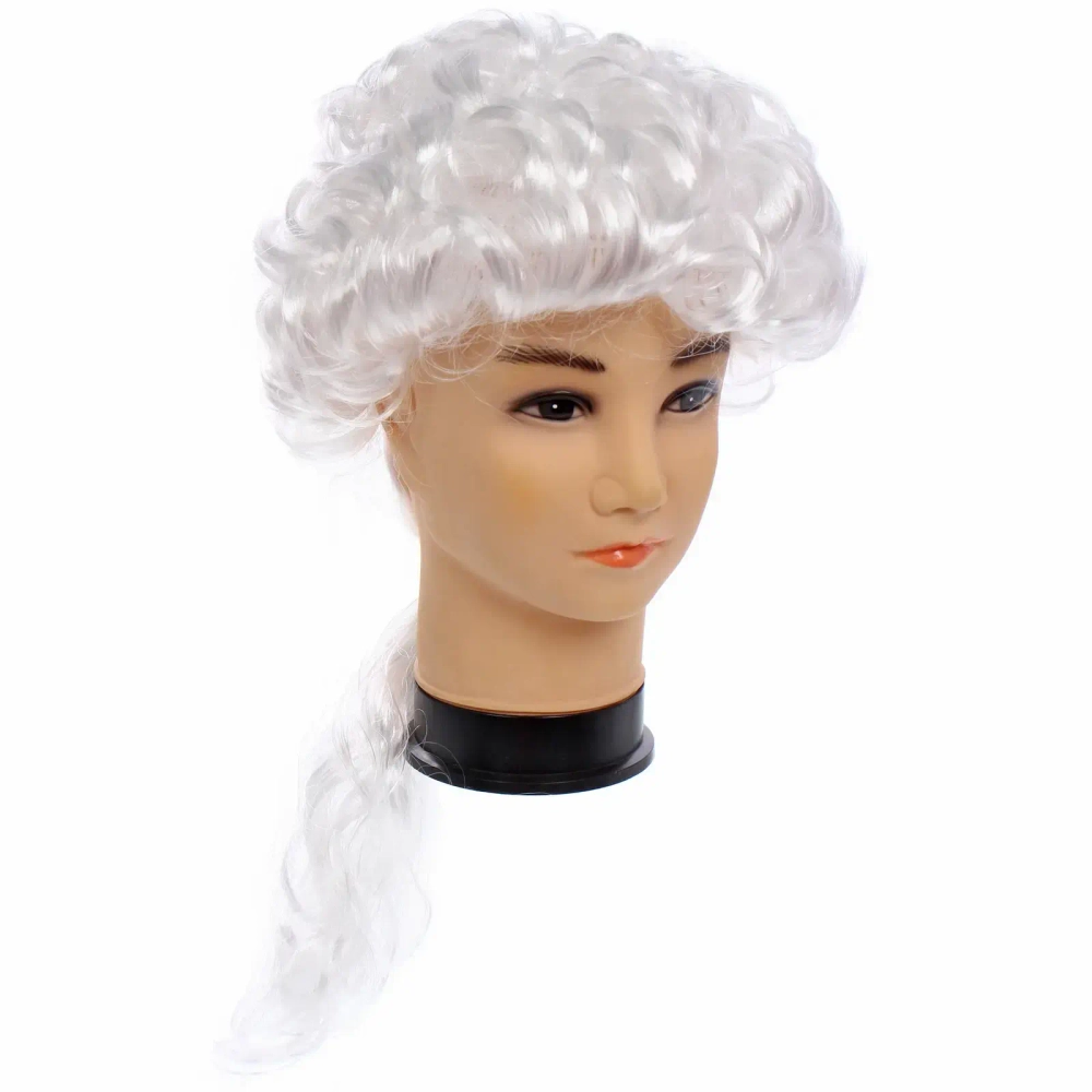 Парик карнавальный «Империя», Белый