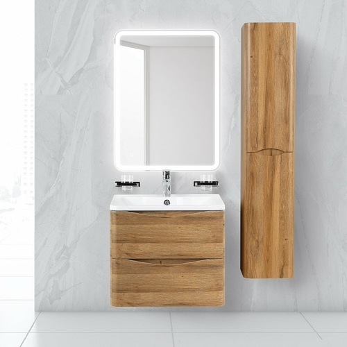 Тумба под раковину BelBagno ACQUA-600-2C-SO-RR подвесная Rovere Rustico