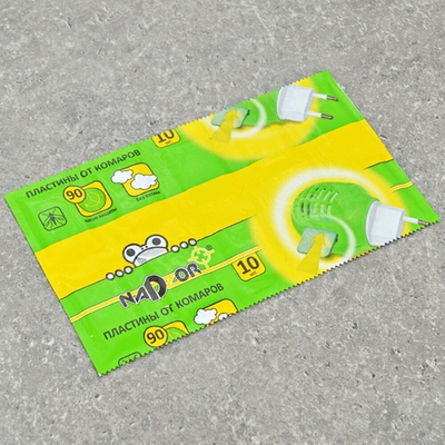 Пластины от комаров без запаха (10шт) Nadzor