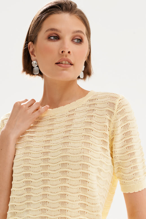23531 Джемпер женский (желтый)