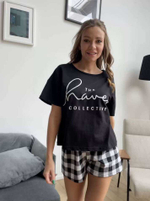 [m]Пижама жен. б/в шорты+футб 10058