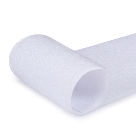 Липучка  "Gamma", комплект,100 мм , цв.белый (петля)