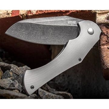 Складной нож Ontario Carter 2Quared ONT/8876 c клинком из стали D2, рукоять титан