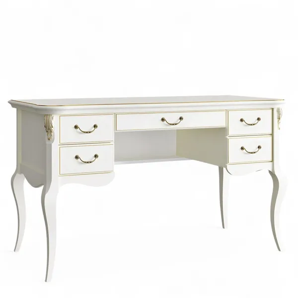 Кабинетный стол пристенный