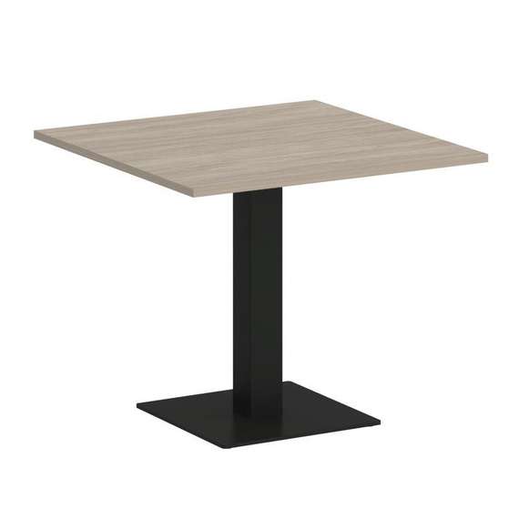 Onix Direct Стол квадратный O.SPRG-2 Дуб Аттик/Металл Черный 900*900*750