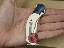 Нож CRKT RITUAL мини, компакт - светлая рукоять, клинок стоунвош CR7471