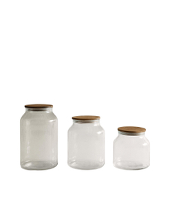 Zara Home пищевой контейнер из стекла, цвет прозрачный, 15.5 см