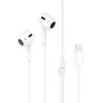 Наушники с микрофоном HOCO M1 Max Lightning (белый)