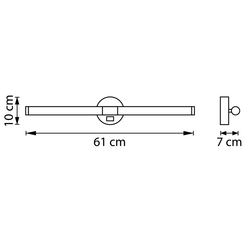 201021 Бра NOCE LED 14W 830LM ЛАТУНЬ 3000/4000/6000K