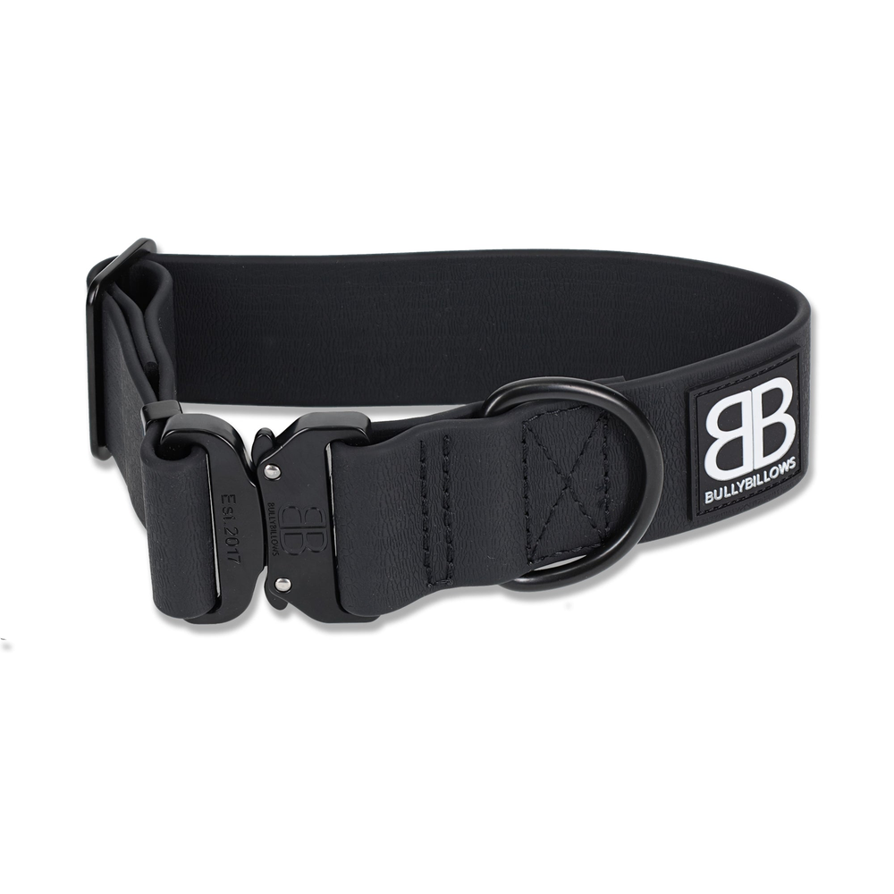 Ошейник Billowthane Combat BLACK 5 см BullyBillows