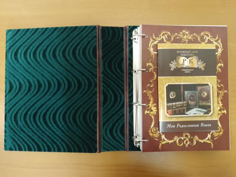 Подарочная родословная книга "Рыцарская", натуральная кожа