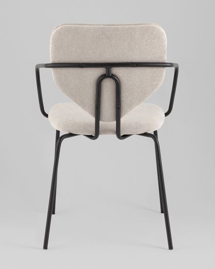 Стул обеденный Masey с подлокотниками бежевый