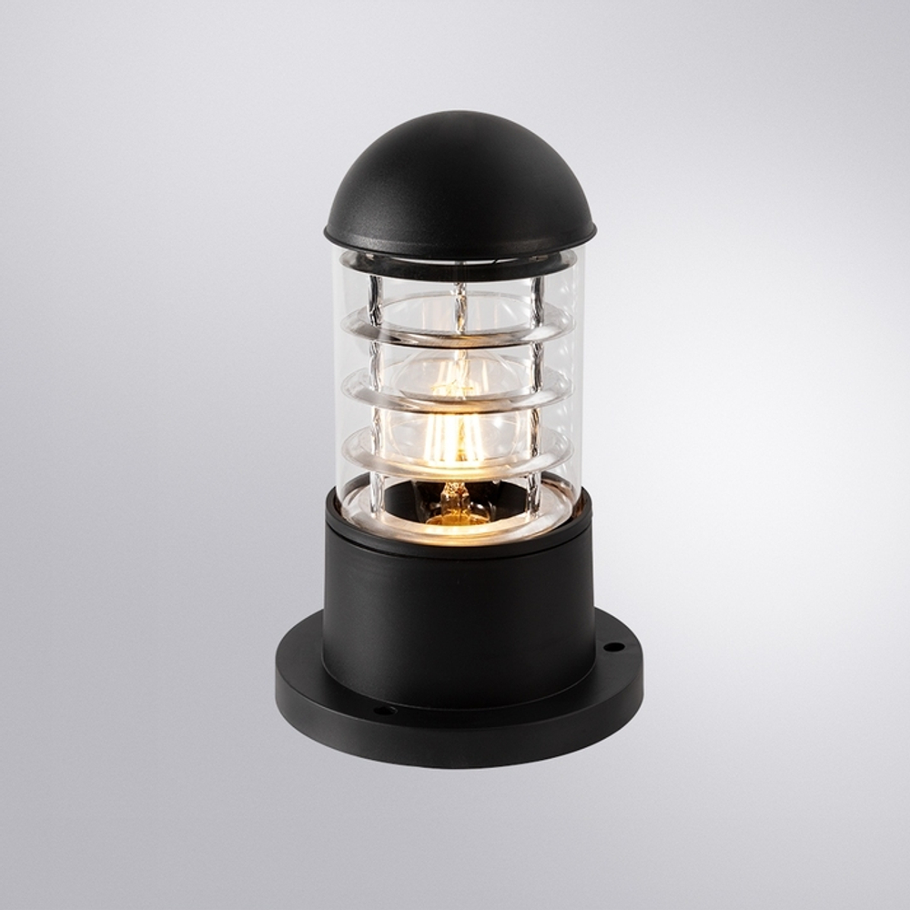 Уличный наземный низкий светильник Arte Lamp A5217FN-1BK