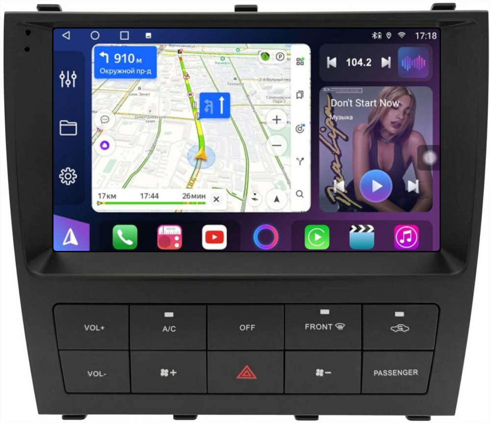 Магнитола для Lexus IS200 XE10, Toyota Altezza 1998-2004 - FarCar BM9-2K-9700 монитор 9.5" 2K QLED на Android 14, TS10, 4+32Гб, CarPlay, 4G SIM-слот