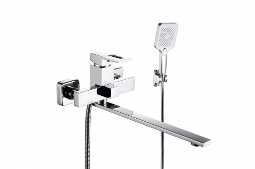 193541 Смеситель од. для ванны дл. (ХРОМ) ViEiR (10/1шт)