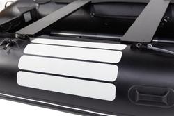 Надувная ПВХ-лодка BADGER Heavy Duty 370 AL, Черный