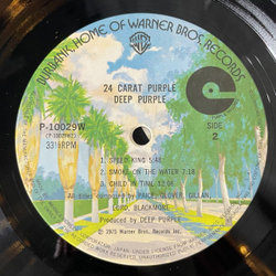 Винтажная виниловая пластинка LP Deep Purple 24 Carat Purple (Japan 1975) (No Obi) Fireball P-10029W