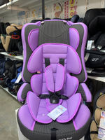 Автокресло 513 RF (Teddy Bear) ПК (38. LILAC+BLACK DOT)