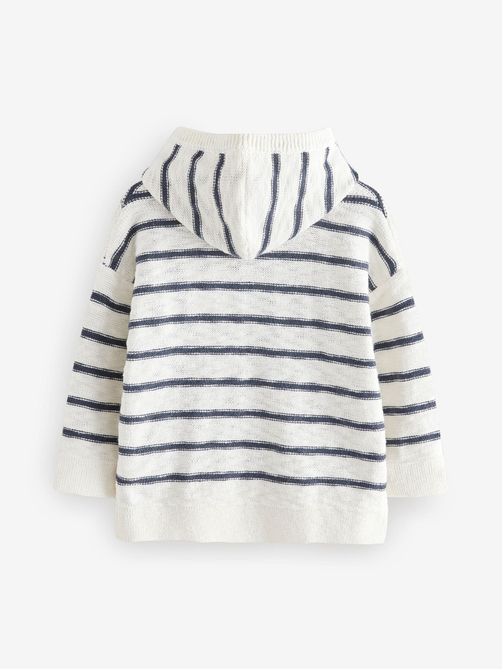 Лонгслив с капюшоном для мальчика Next E27-753, Белый, Синий