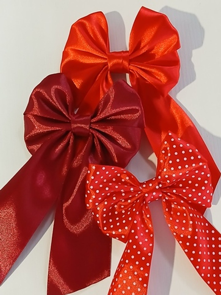 Бант 0052-25-2 Красный