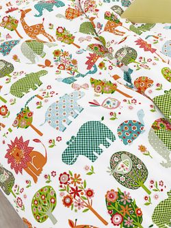 Наволочка комплект 2шт Сказка "Зоосад" 40х60 см, перкаль