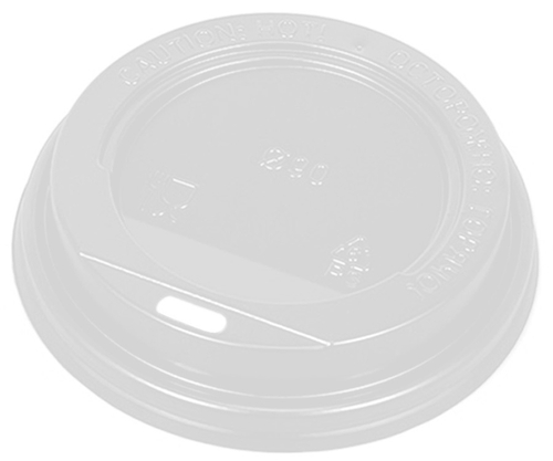 Крышка д/бумажного стакана d-90 (1200шт) Белая (Атлас)