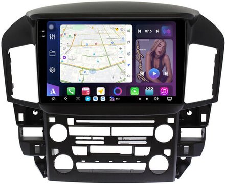 Магнитола для Lexus RX300 U10, Toyota Harrier 1 1997-2003 (взамен монохрома) - FarCar GX9-9598F1 монитор 9.5" 2K QLED на Android 14, TS20, 6+128Гб, CarPlay, 4G SIM-слот