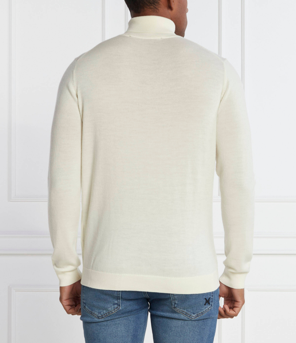 Хлопковый гольф knit Karl Lagerfeld - кремовый(655020 534399)