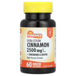 Sundance Vitamins, Ультрацейлонская корица с хромом и биотином, 60 вегетарианских капсул