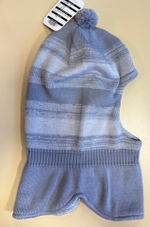 Шапка-щлем из шерсти мериноса для мальчика демисезонная