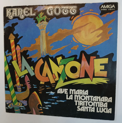 Винтажная виниловая пластинка LP Karel Gott La Canzone (GDR 1978)