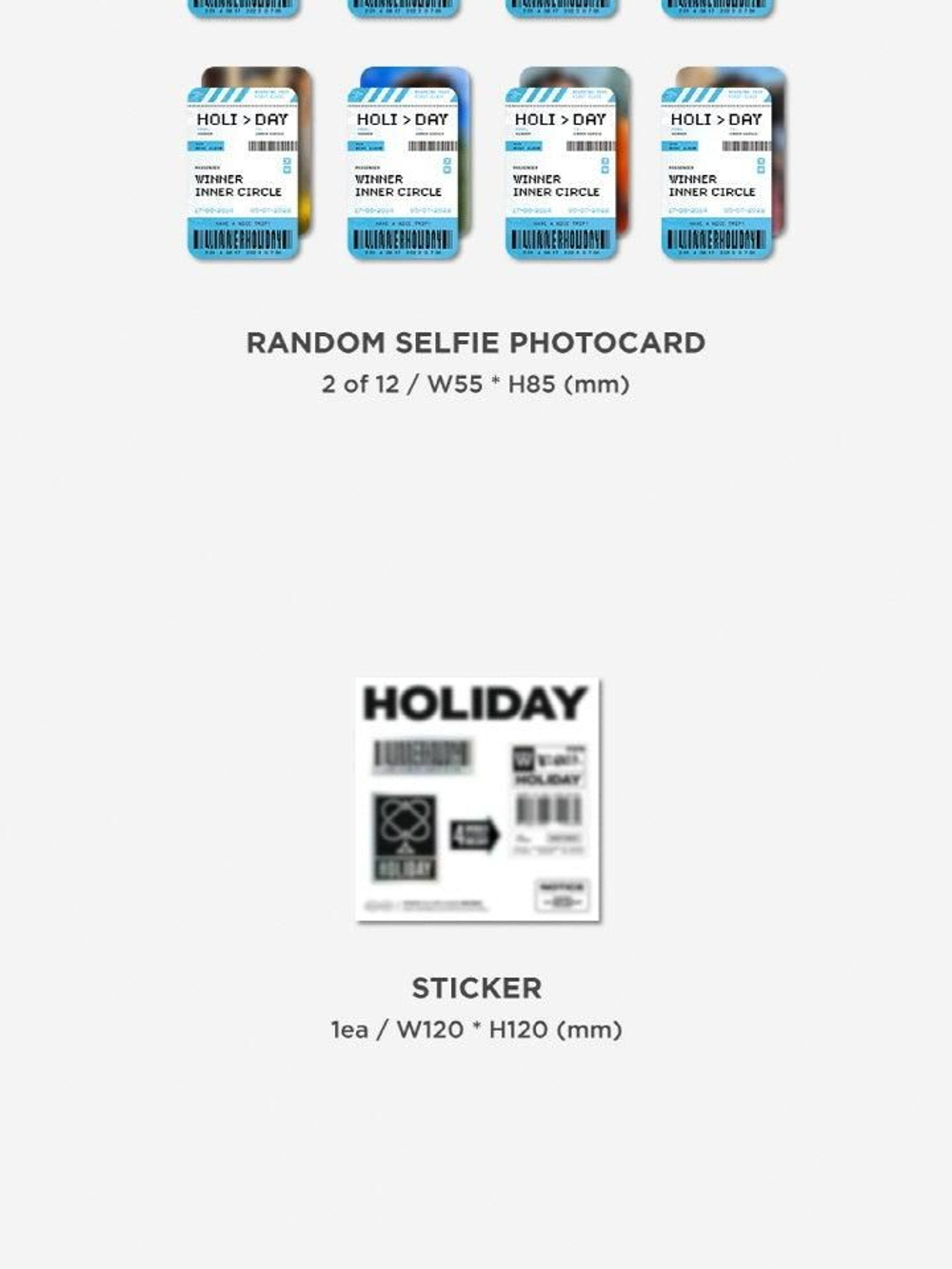 Альбом WINNER - HOLIDAY 4th Mini Album PHOTOBOOK RANDOM Version