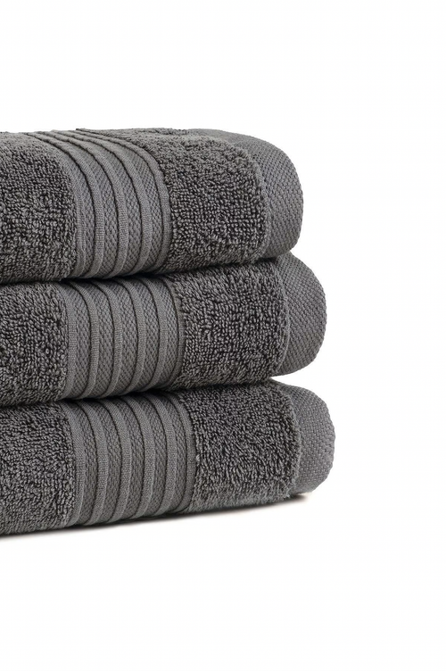 Полотенце из органического хлопка 80х150 Venus | темно-серый