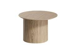 Столик Type D 60 см со смещенным основанием D 39 см (натуральный дуб)