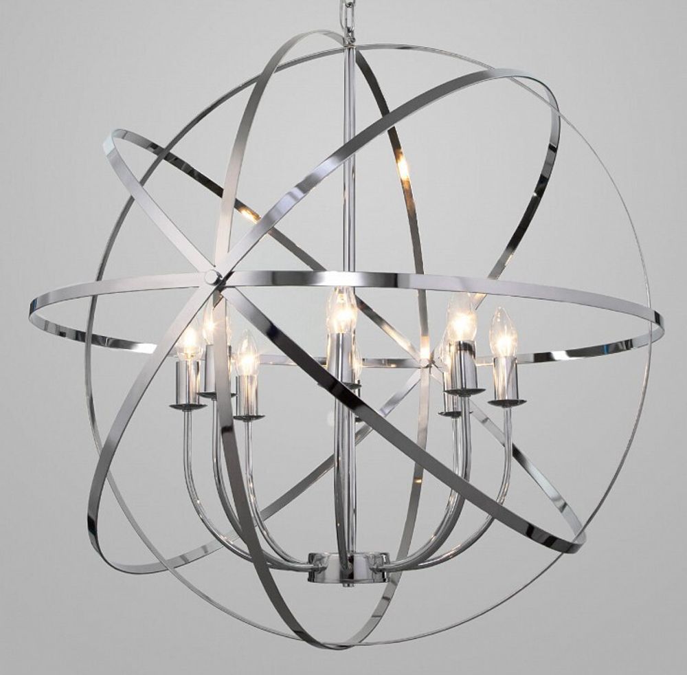 Подвесная люстра Eurosvet Santi 60139/8 хром