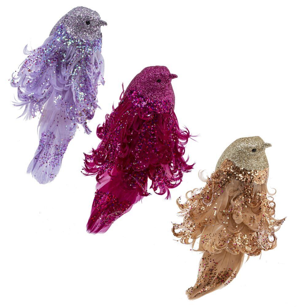 GAEM Изделие декоративное "Птичка", L15 W8 H5 см, 3в.