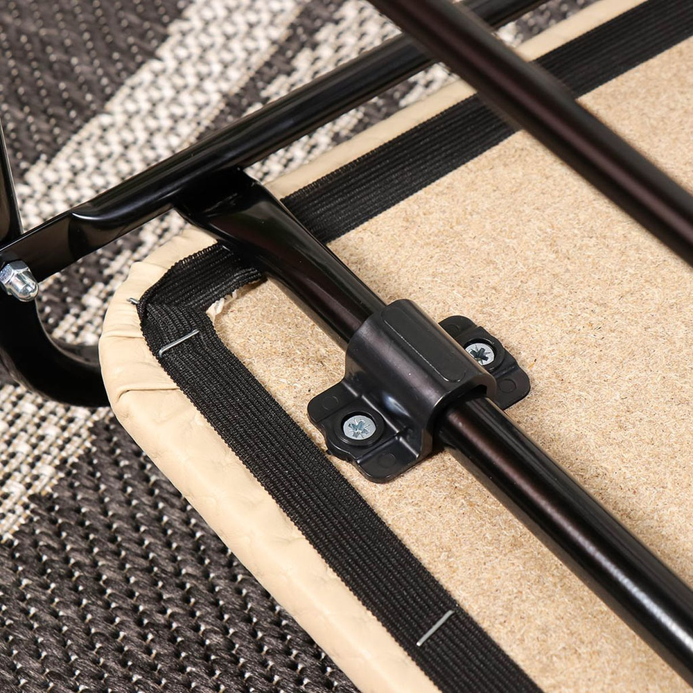 Полка для обуви, мет-л, 3 секц, 44х33х50 см, с сиден, чер, Nika, Б1/Ч