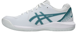 Мужские кроссовки для Падел Asics Gel-Dedicate 8 Padel - white/misty pine