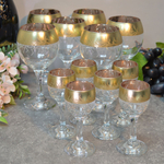 Набор 12 предметов (6 бокалов, 6 рюмок) "Матрица"