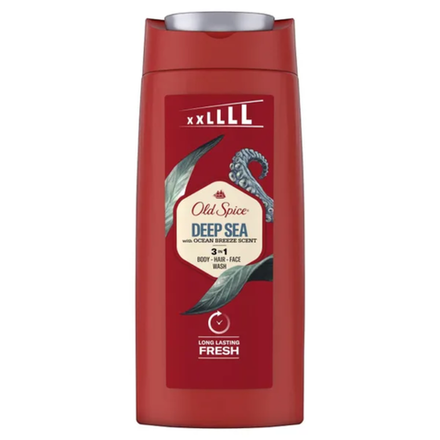 Гель для душа+шампунь Old Spice 3в1 Deep Sea 675 мл