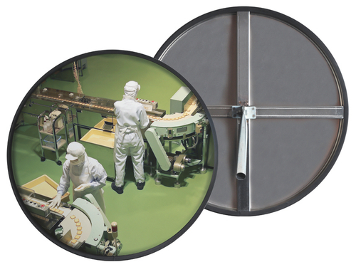 Зеркало сферическое круглое из нержавеющей стали 490 мм