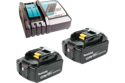 Набор Makita 191L74-5 (зарядное устройство DC18RC + 2 аккумулятора BL1850B)