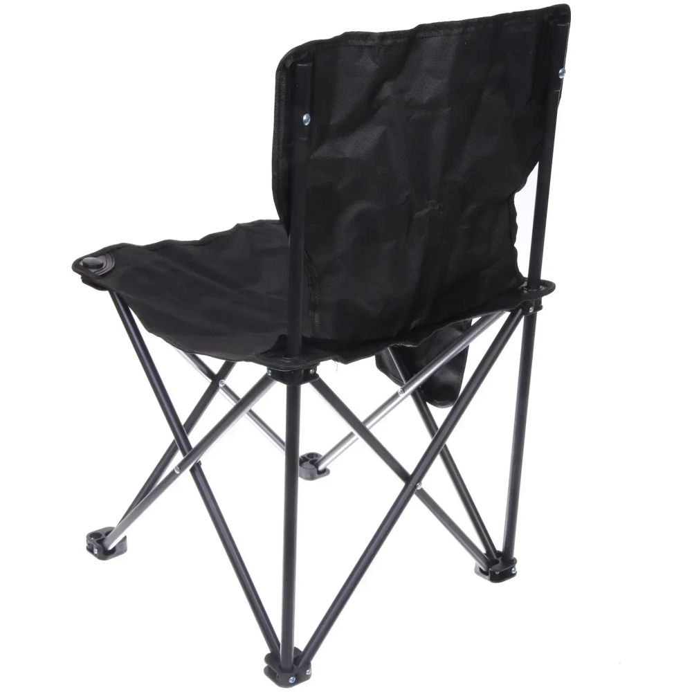 Стул складной в чехле до 100 кг SJ-0030, 39*39*64 см, цвет: чёрный, ТуристМастер
